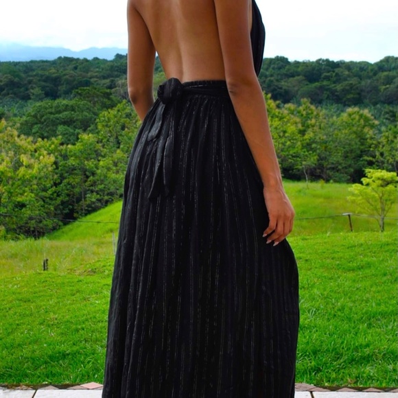 Black Maxi Dress - Picture 3 of 4